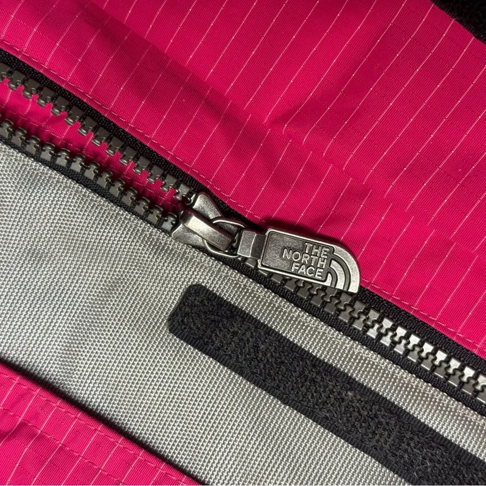 RARE The North Face Steep Tech Pink Colorblock Parka Ski Jacket Women’s large - Picture 10 of 16